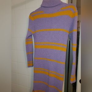 Moon River striped sweater dress